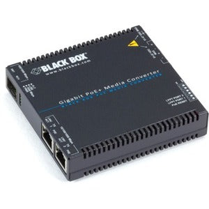Main Image for Black Box Gigabit PoE+ Media Converter - 10/100/1000BASE-T to SFP