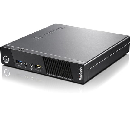 Main Image for Lenovo ThinkCentre M73 10AX007WUS Desktop Computer - Intel Core i5 4th Gen i5-4590T - 4 GB - 128 GB Serial ATA/600 SSD - Tiny - Business Black