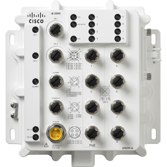 Main Image for Cisco IE-2000-8T67P-G-E Ethernet Switch