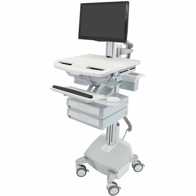 Main Image for Ergotron StyleView&reg; Cart with LCD Pivot, LiFe Powered, 2 Drawers (1x2), US/CA/MX