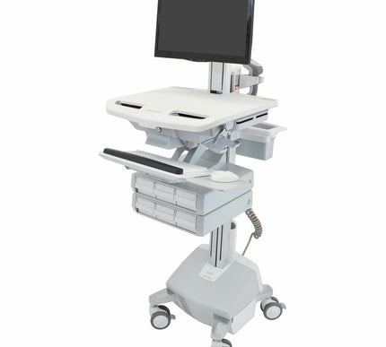 Main Image for Ergotron StyleView&reg; Cart with LCD Pivot, LiFe Powered, 6 Drawers (3x2), US/CA/MX