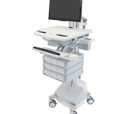 Main Image for Ergotron StyleView&reg; Cart with LCD Pivot, SLA Powered, 9 Drawers (3x3), US/CA/MX