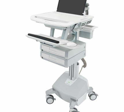 Main Image for Ergotron StyleView&reg; Laptop Cart, LiFe Powered, 2 Drawers (1x2), US/CA/MX