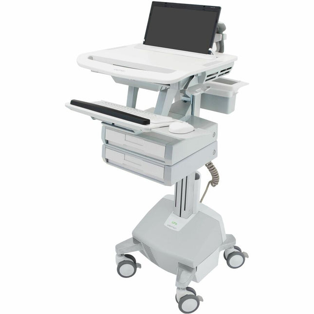 Main Image for Ergotron StyleView&reg; Laptop Cart, LiFe Powered, 2 Drawers (1x2), US/CA/MX