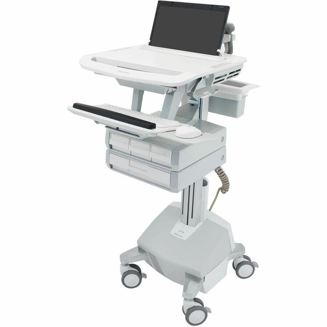 Main Image for Ergotron StyleView&reg; Laptop Cart, LiFe Powered, 4 Drawers (3x1+1), US/CA/MX