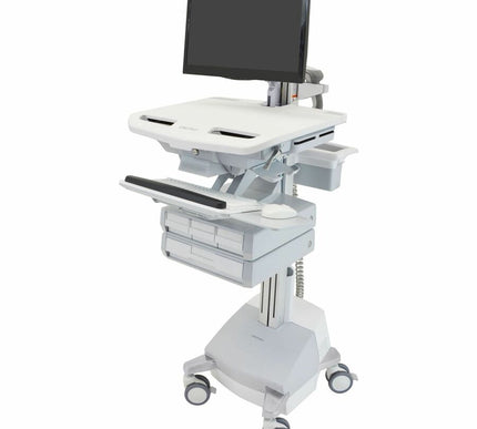 Main Image for Ergotron StyleView&reg; Cart with LCD Arm, SLA Powered, 4 Drawers (3x1+1), US/CA/MX