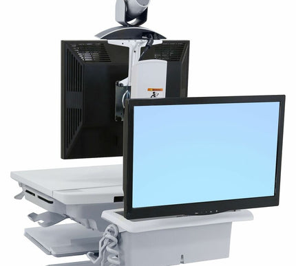 Main Image for Ergotron StyleView&reg; Telepresence Cart, Back-to-Back Monitors, Powered