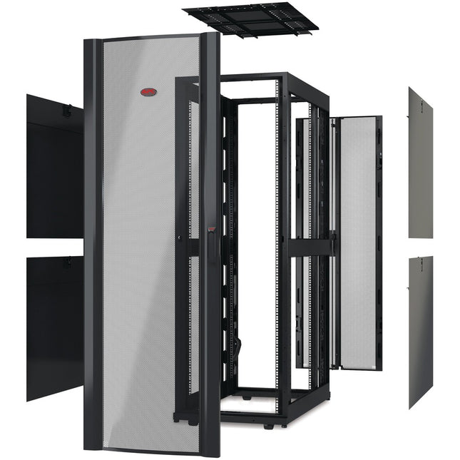 Main Image for APC by Schneider Electric NetShelter SX 48U 600mm Wide x 1200mm Deep Enclosure Without Doors Black