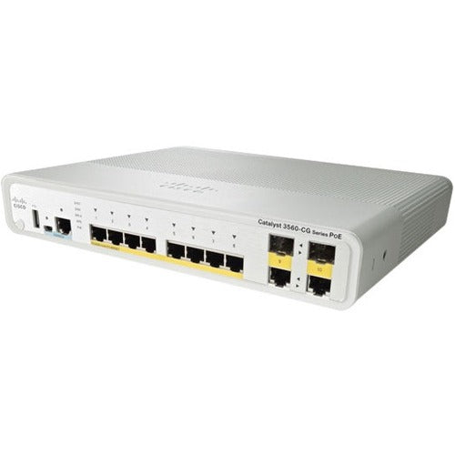 Main Image for Cisco 3560C PD PSE Switch 8 GE PoE, 2 x 1G Copper Uplink, IP Base