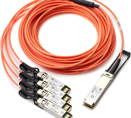 Main Image for HPE BladeSystem c - Class QSFP+ to 4x10G SFP+ 15m Active Optical Cable