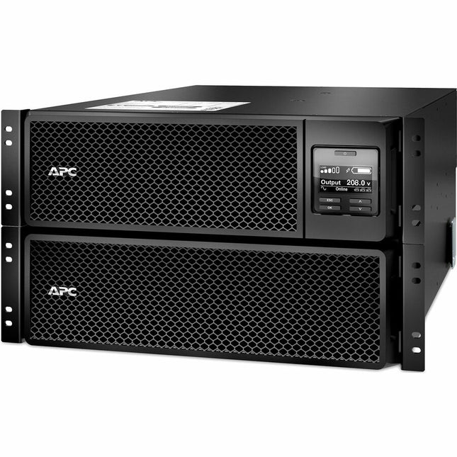 Main Image for APC Smart-UPS On-Line, 8kVA/8kW, Rackmount 6U, 208V, 6x C13+4x C19 IEC outlets, Network Card+SmartSlot, Extended runtime, W/ rail kit