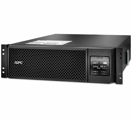 Main Image for APC Smart-UPS On-Line, 5kVA, Rackmount 3U, 208V, 4x C13+4x C19 IEC outlets, Network Card+SmartSlot, Extended runtime, W/ rail kit