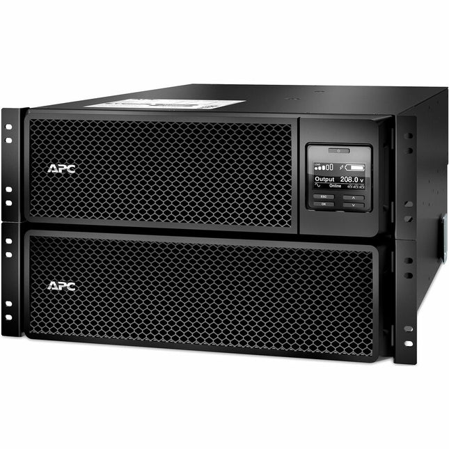 Main Image for APC Smart-UPS On-Line, 10kVA/10kW, Rackmount 6U, 208V, 6x C13+4x C19 IEC outlets, Network Card+SmartSlot, Extended runtime, W/ rail kit