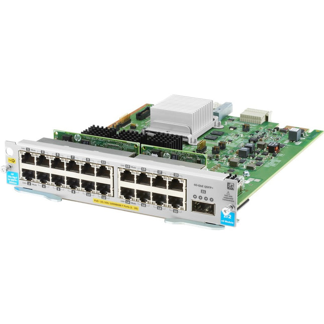 Main Image for HPE 20-port 10/100/1000BASE-T PoE+ MACsec / 1-port 40GbE QSFP+ v3 zl2 Module