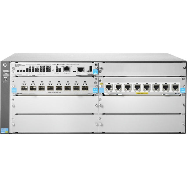 Main Image for HPE 5406R 8-port 1/2.5/5/10GBASE-T PoE+/ 8-port SFP+ (No PSU) v3 zl2 Switch