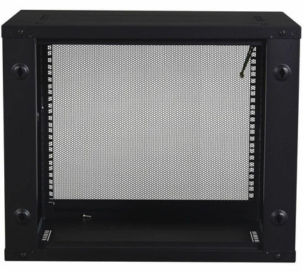 Main Image for APC NetShelter 9U Wallmount Rack Cabinet Single Hinged Switch Depth Unassembled