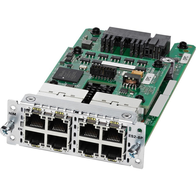 Main Image for Cisco 8-port PoE/PoE+ Layer 2 Gigabit Ethernet LAN Switch NIM