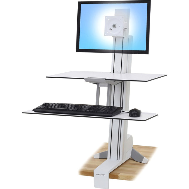 Main Image for Ergotron WorkFit-S, Single LD with Worksurface+ (White)