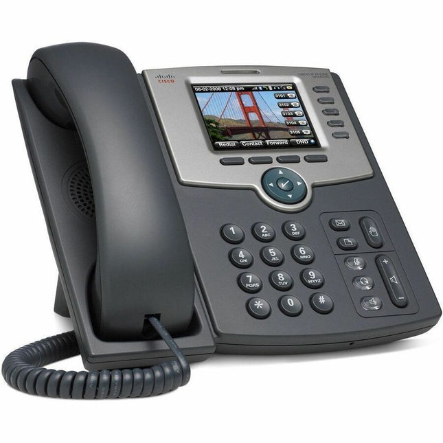 Main Image for Cisco SPA525G2 IP Phone - Refurbished - Corded/Cordless - Wi-Fi, Bluetooth - Dark Gray, Silver