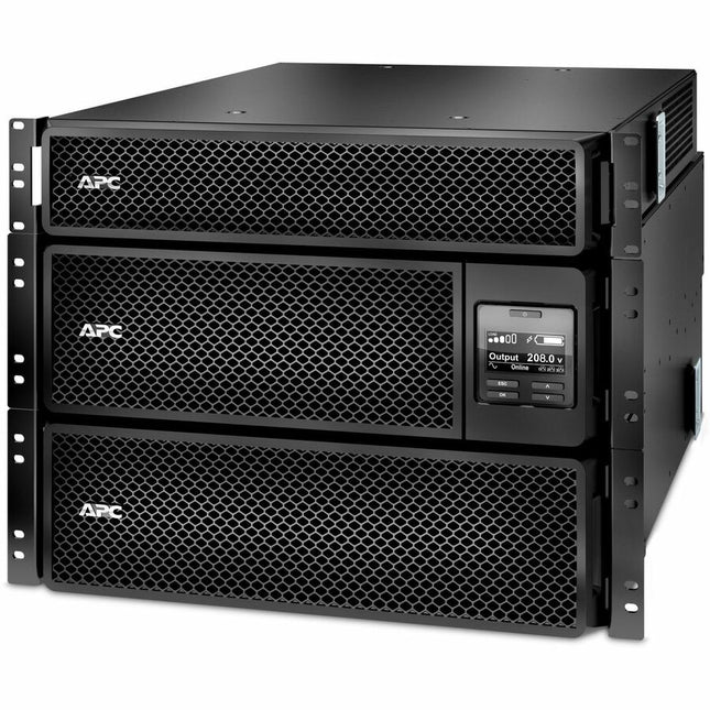 Main Image for APC Smart-UPS On-Line, 8kVA/8kW, Rackmount 8U, 208V, 12x 5-20R+4x L6-20R+1x L6-30R NEMA, Network Card+SmartSlot, W/transformer 208V to 120V,W/rail kit