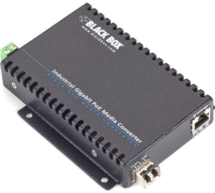 Main Image for Black Box PoE Industrial Gigabit Ethernet Media Converter, SFP