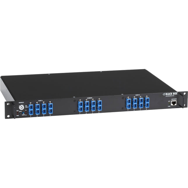 Main Image for Black Box Rackmount Gang Switch - 19" , 1U, (4) Duplex Multimode SC, Network Manageable