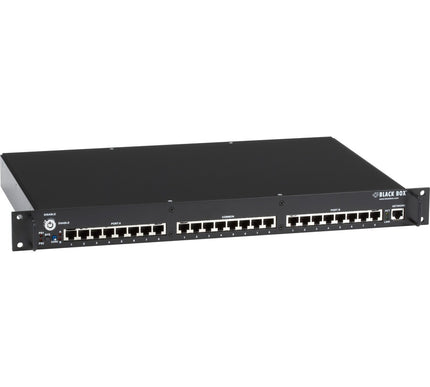 Main Image for Black Box Rackmount Gang Switch - 19" , 1U, (8) RJ-45 A/B (All Pins)