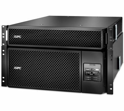 Main Image for APC Smart-UPS On-Line, 6kVA/6kW, Rackmount 6U, 208V, 12x 5-20R+2x L6-20R+2x L6-30R NEMA, Network Card+SmartSlot, W/ transformer 208V-120V, W/ rail kit