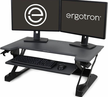 Main Image for Ergotron WorkFit-TL, Standing Desk Workstation (black with grey surface)