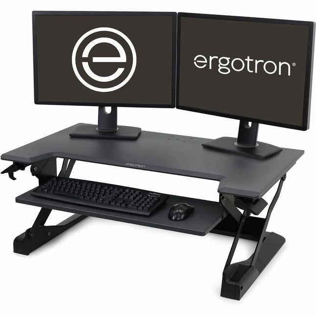 Main Image for Ergotron WorkFit-TL, Standing Desk Workstation (black with grey surface)