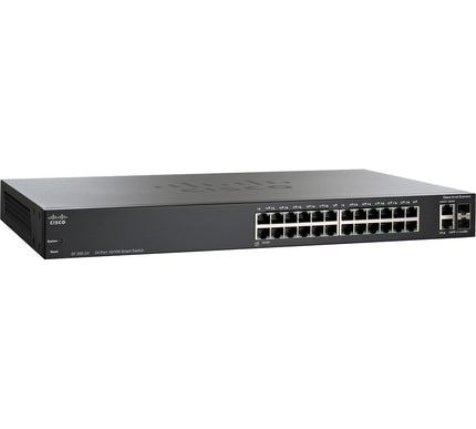 Main Image for Cisco SF200-24P 24-Port 10/100 PoE Smart Switch