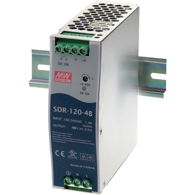 Main Image for Black Box DIN Rail Industrial Power Supply - 120W, 48VDC