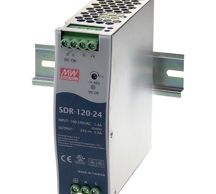 Main Image for Black Box DIN Rail Industrial Power Supply - 120W, 24VDC