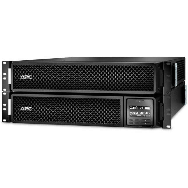 Main Image for APC Smart-UPS On-Line, 3kVA, Rackmount 4U, 208V, 12x 5-20R+2x L6-20R NEMA outlets, SmartSlot, W/ transformer 208V to 120V, W/ rail kit