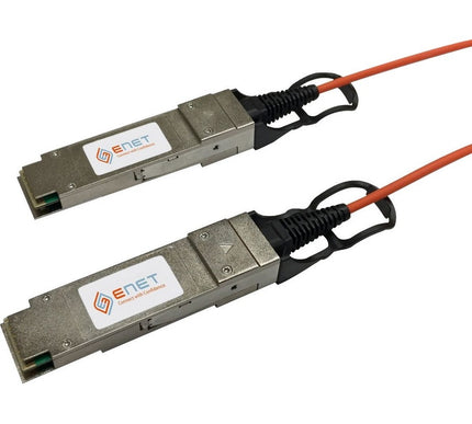 Main Image for ENET Cisco Compatible QSFP-H40G-AOC10M TAA Compliant Functionally Identical 40G QSFP+ to QSFP+ Active Optical Cable (AOC) Assembly 10m