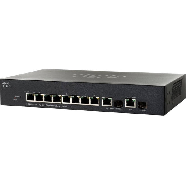 Main Image for Cisco 10-Port Gigabit Smart Switch, PoE
