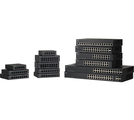 Main Image for Cisco SF110D-16HP 16-Port 10/100 PoE Desktop Switch