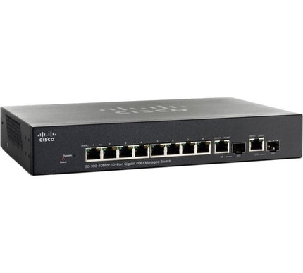 Main Image for Cisco SG300-10MPP 10-Port Gigabit Max PoE+ Managed Switch