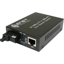 Main Image for ENET 1x 10/100/1000Base-T RJ45 to 1x Duplex SC 1000Base-EX 1310nm Single-mode Fiber SC Connector 40km Media Converter Stand-Alone - Power Supply Included, Chassis/Rack Mountable