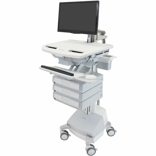 Main Image for Ergotron StyleView&reg; Cart with LCD Arm, SLA Powered, 3 Drawers (1x3), US/CA/MX