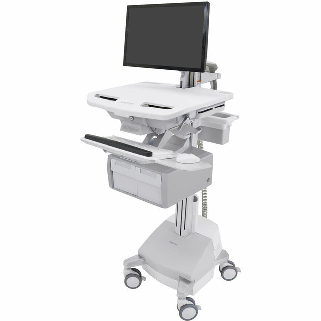 Main Image for Ergotron StyleView&reg; Cart with LCD Arm, SLA Powered, 2 Tall Drawers (2x1), US/CA/MX