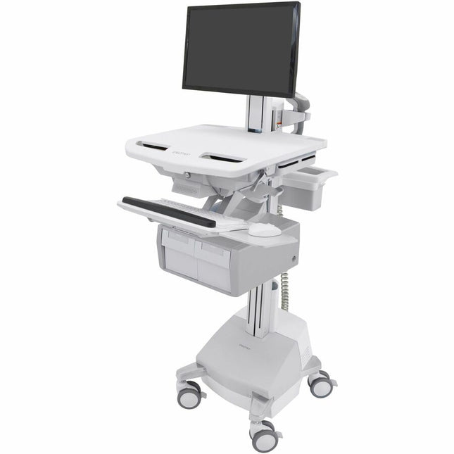 Main Image for Ergotron StyleView&reg; Cart with LCD Pivot, SLA Powered, 2 Tall Drawers, US/CA/MX