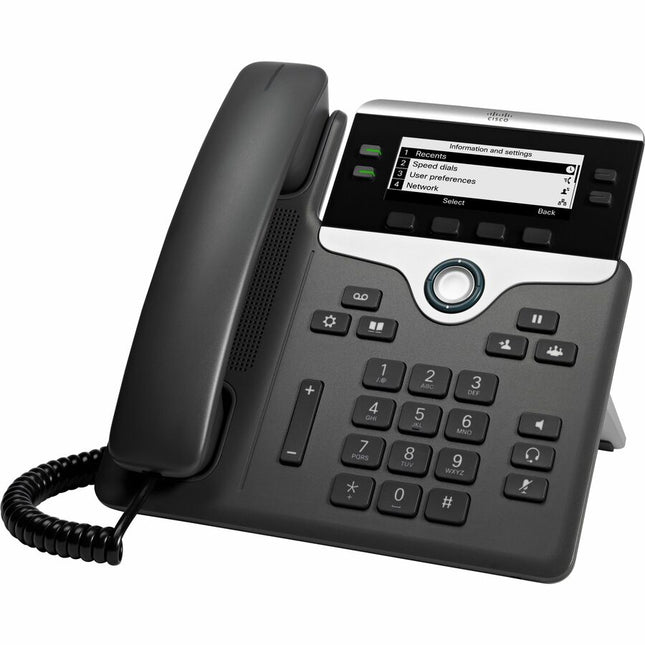 Main Image for Cisco 7841 IP Phone - Corded - Corded - Tabletop, Wall Mountable - Black - TAA Compliant