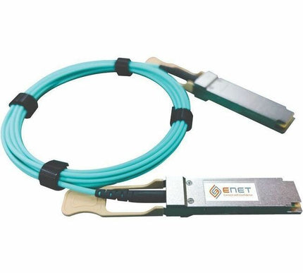 Main Image for ENET Arista Compatible AOC-Q-Q-100G-5M TAA Compliant Functionally Identical 100GBASE QSFP28 to QSFP28 Active Optical Cable (AOC) Assembly 850nm Multimode 5m