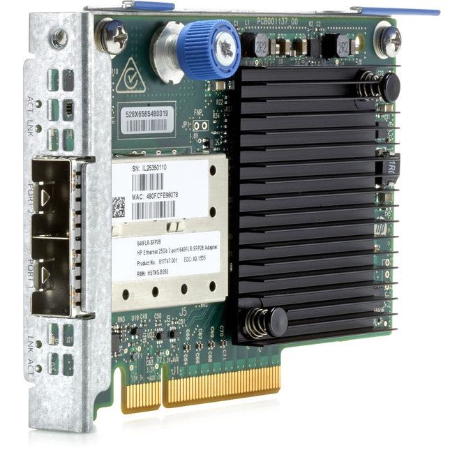 Main Image for HPE Ethernet 10/25Gb 2-port 640FLR-SFP28 Adapter