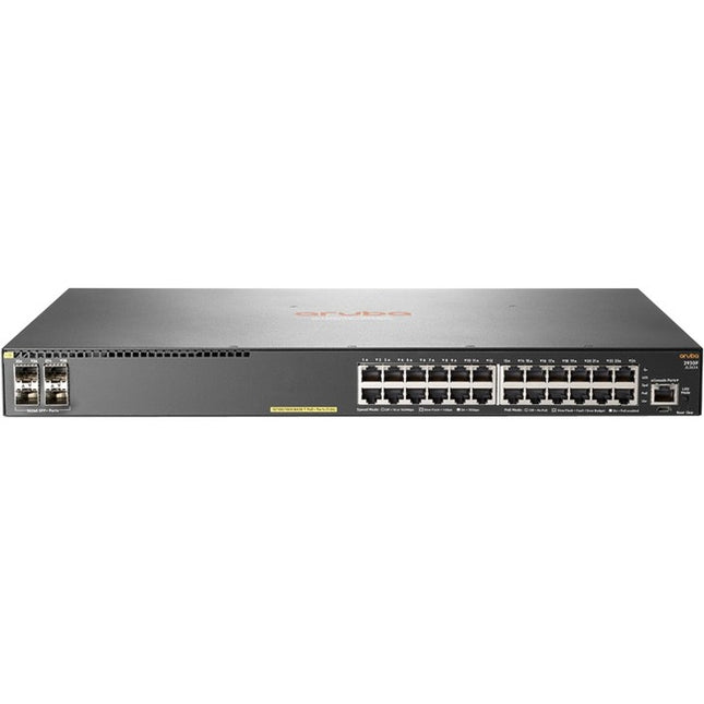 Main Image for HPE Aruba 2930F 24G PoE+ 4SFP+ TAA-compliant Switch