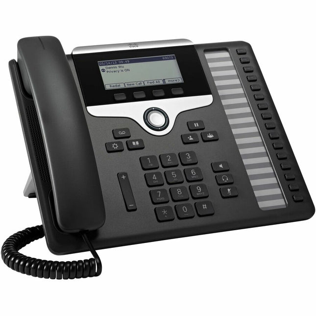 Main Image for Cisco 7861 IP Phone - Corded - Corded - Wall Mountable, Desktop - Charcoal