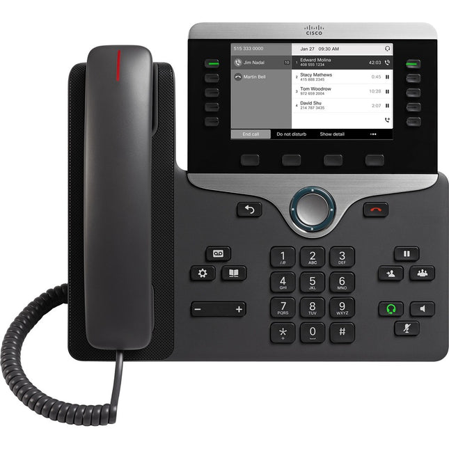 Main Image for Cisco 8811 IP Phone - Corded - Wall Mountable, Desktop - Charcoal