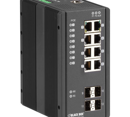 Main Image for Black Box Hardened Managed Ethernet Switch