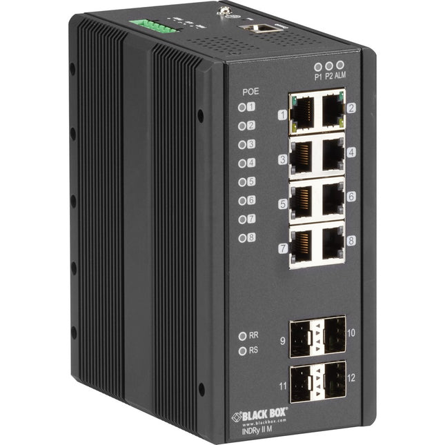 Main Image for Black Box Hardened Managed Ethernet Switch